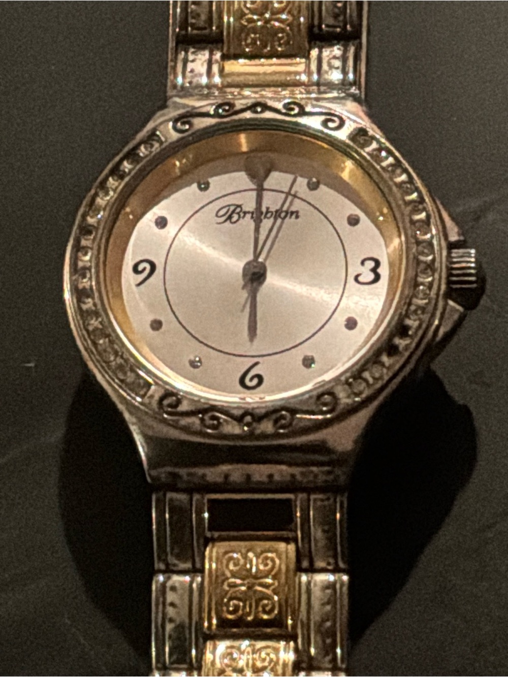 Brighton Two-Tone Silver and Gold Bracelet Watch